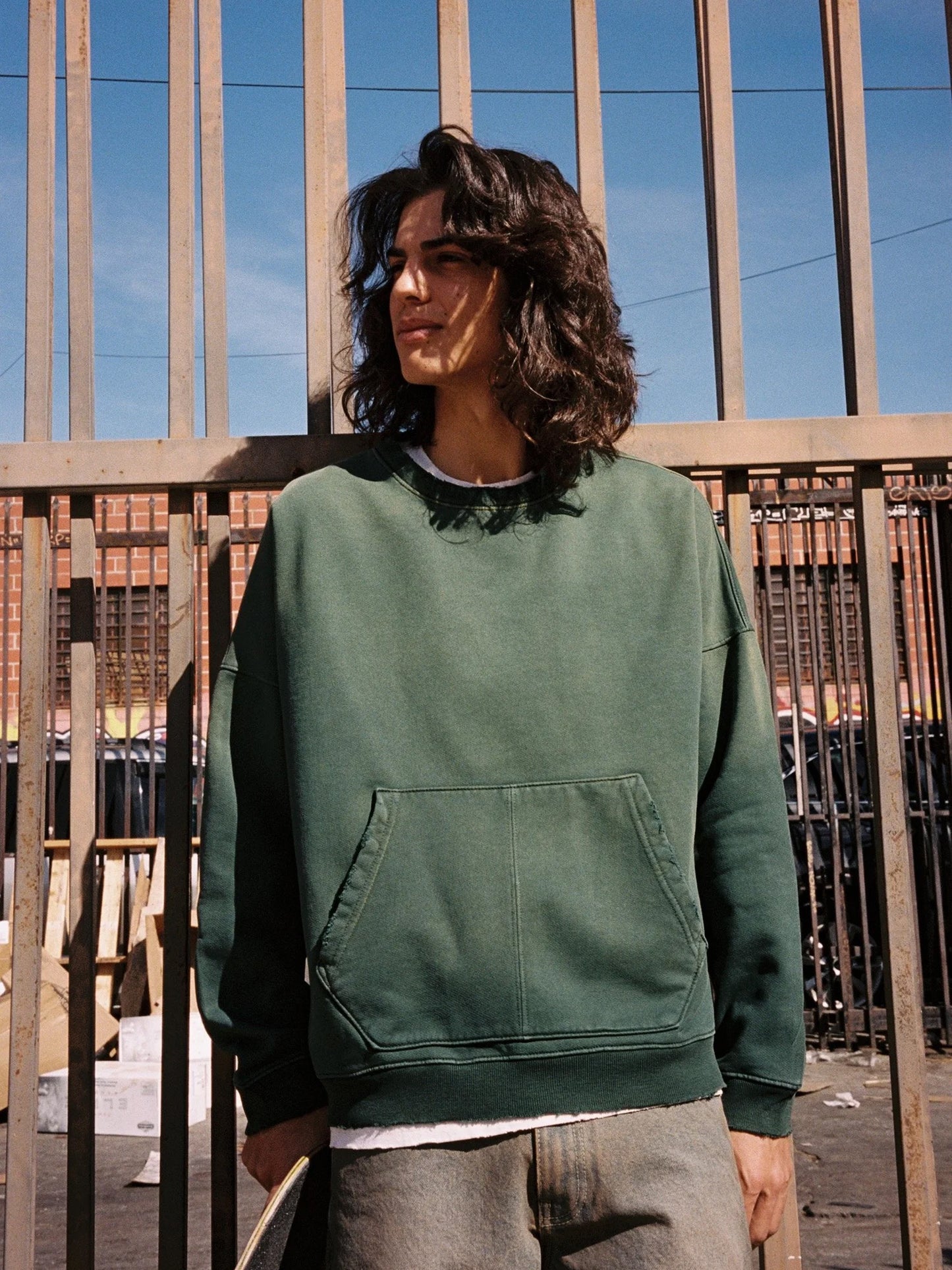 OVERSIZE KANGAROO POCKET CREW AGED