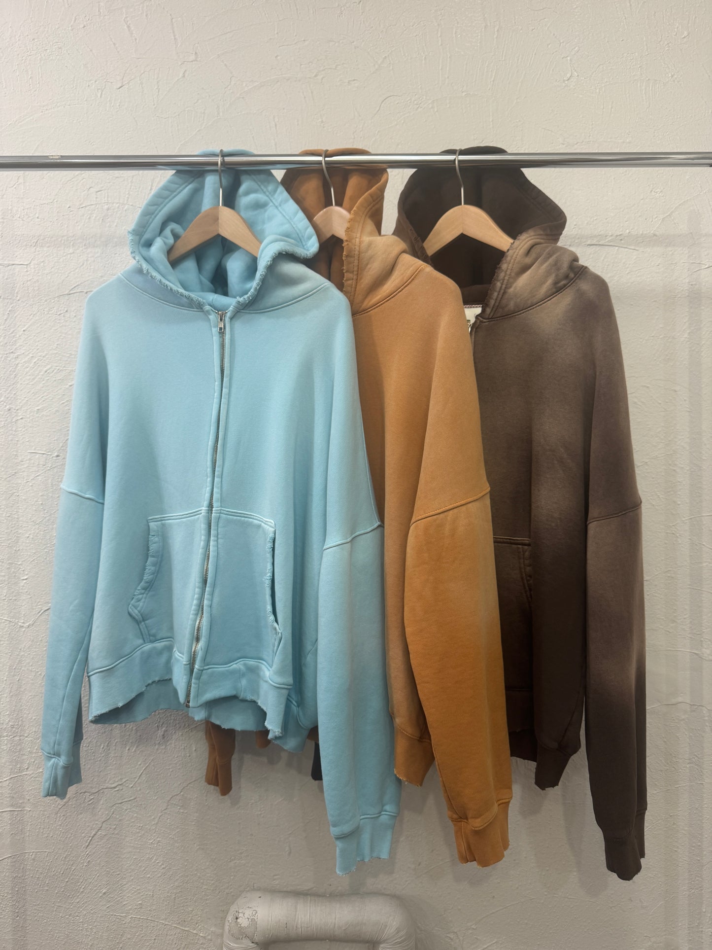 OVERSIZED ZIPUP HOODIE AGED