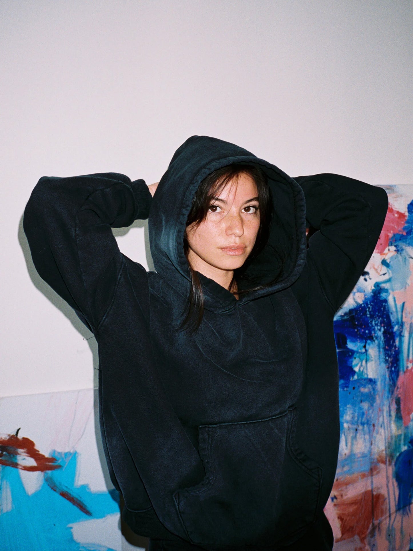 OVERSIZED CROP HOODIE AGED