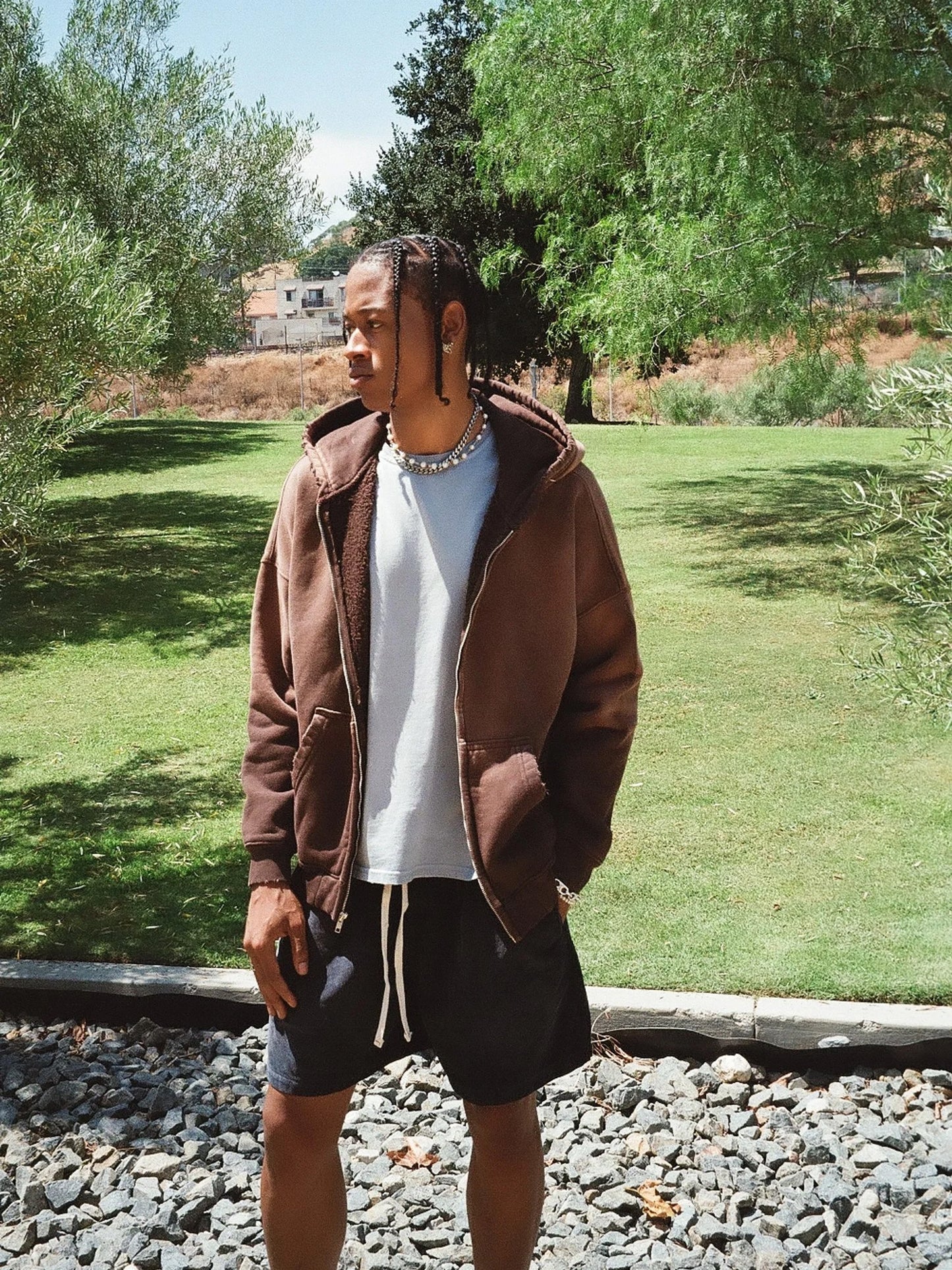 OVERSIZED ZIPUP HOODIE AGED