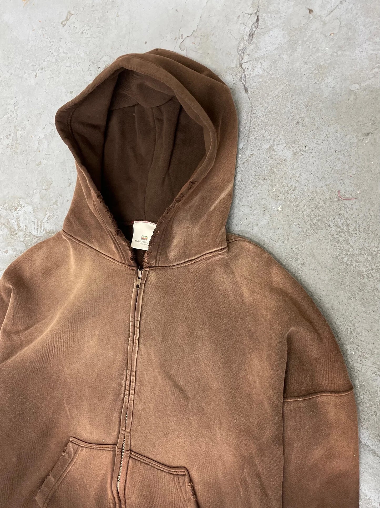 OVERSIZED ZIPUP HOODIE AGED